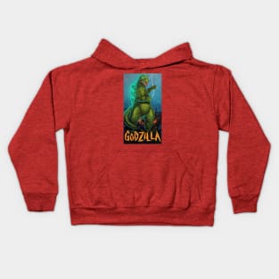 Aurora's Giant Atomic Kaiju Kids Hoodie